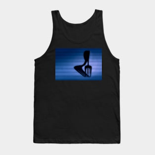 Musical Fork Playing The Blues Tank Top